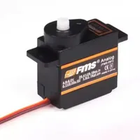 2Pcs/Lot FMS 9g 17g 25g Plastic/Metal Digital Servos Analog  Postive/Reverse for RC Aircraft Model Spare Parts