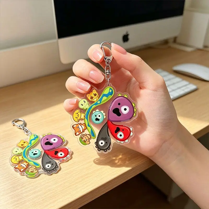 Cortis Icon Q Version Cute Backpack Essential Acrylic Keychain Support Lovely Gift High Aesthetic Value Fashionable Bag Acces...