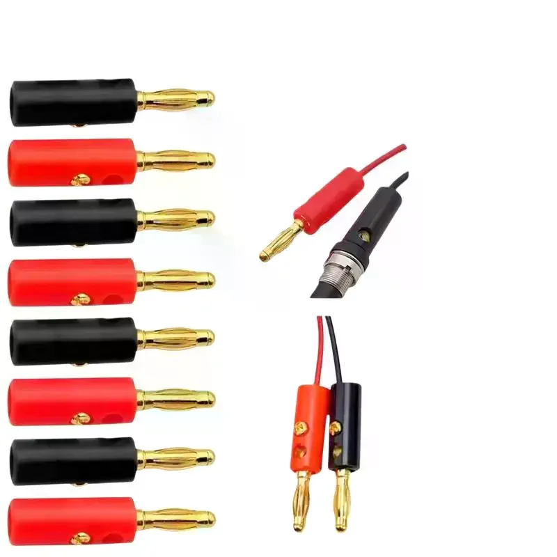 10Pcs 4MM Banana Plug Socket Terminal SetHigh Conductivity Connectors Audio Speaker Wire Connector For DIY Electronic Projects