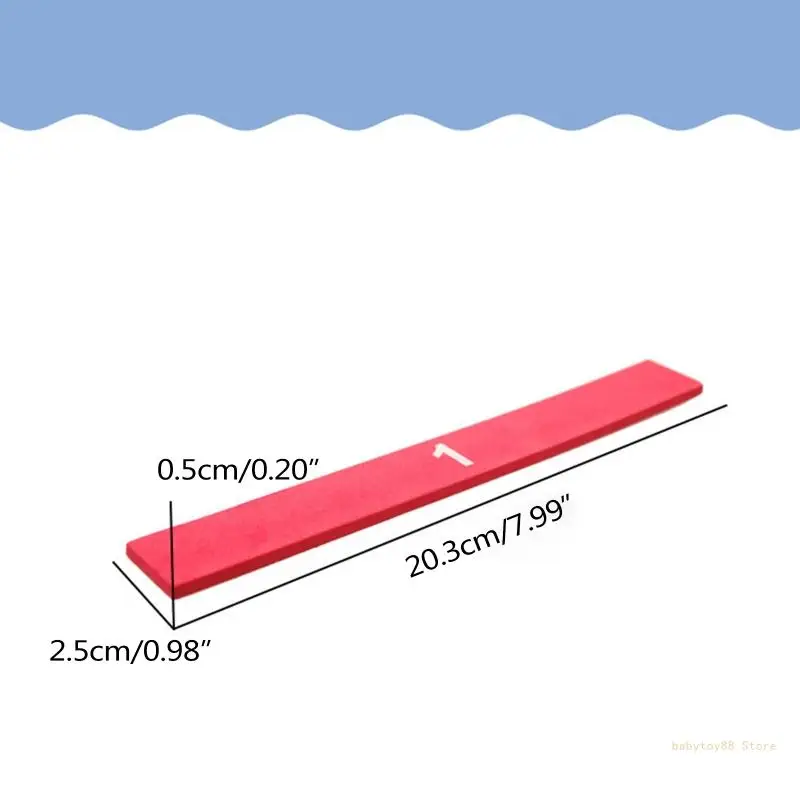 Y4UD EVA Fraction Tiles Visual/Tactile Learning Math Question Board Treinamento cerebral