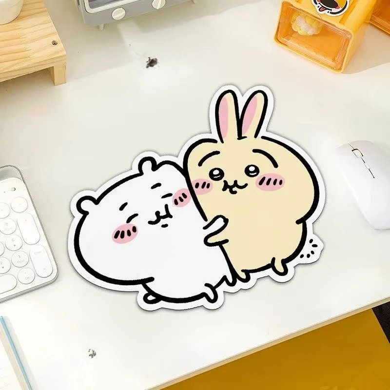 Chiikawa Usagi Hachiware Mouse Pad Cute Anime Diatomaceous Earth Desk Mat Kawaii Non Slip Gaming Computer Office Decor view 4