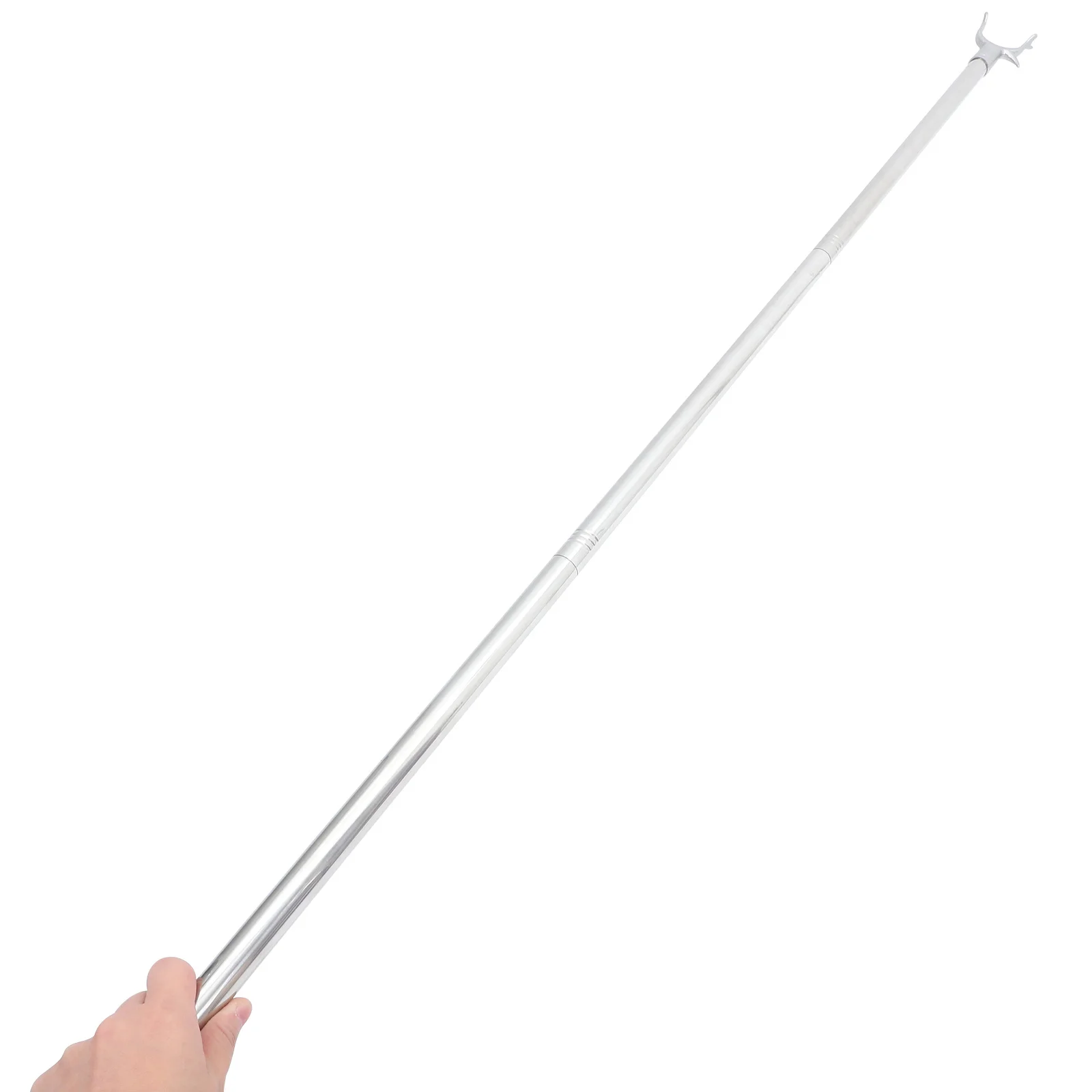 

1pc Clothes Drying Pole U-Shaped Hook Sturdy Reach Rod For Closet Balcony Indoors Clothing Hanging Support Long Garment Rack