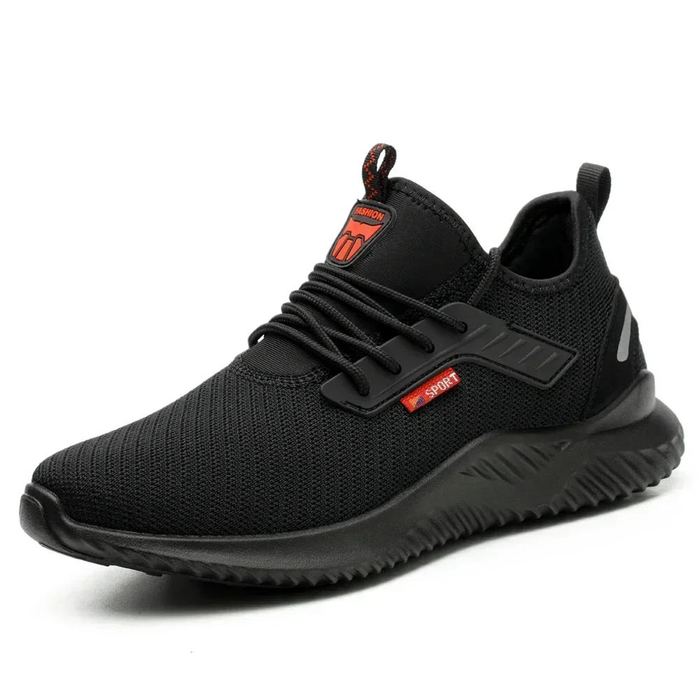 

Men's Work Safety Shoes Anti-drop Shoes Anti-piercing Steel Toe Lightweight and Breathable Shoes Strong Wear-resistant