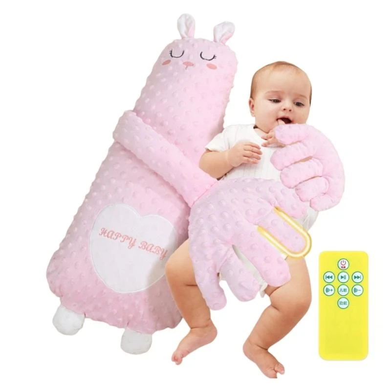 Уютный младенец -сон -спутник умиротворяйте игрушку для ручной куклы. Без мягкого похлопывания или 52 музыки для ребенка