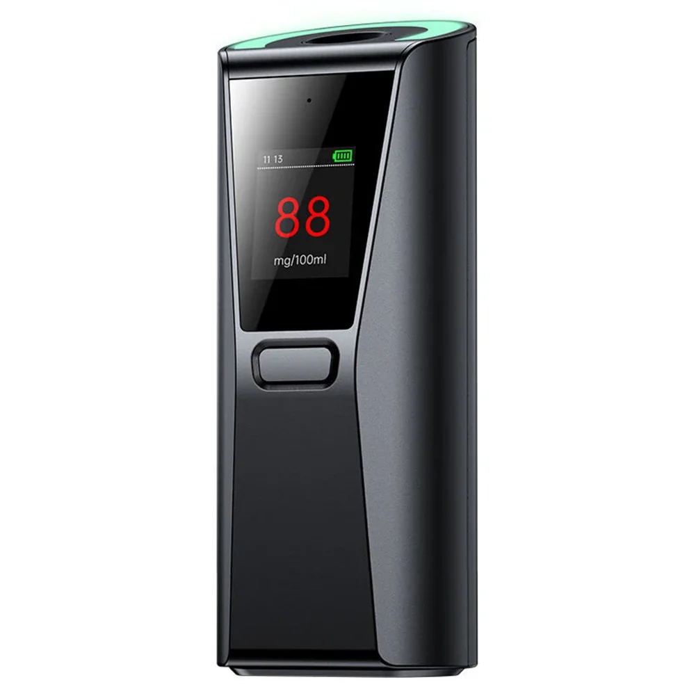 

For Alcohol Testing LED Display Alcoholmeter Alcohol Tester Driving Safety Check Black Quick Check Alcohol Tester