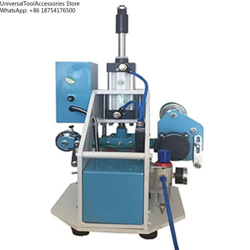 518-A pneumatic hot stamping machine leather hot stamping machine creasing transfer LOGO high precision automatic roll paper hot
