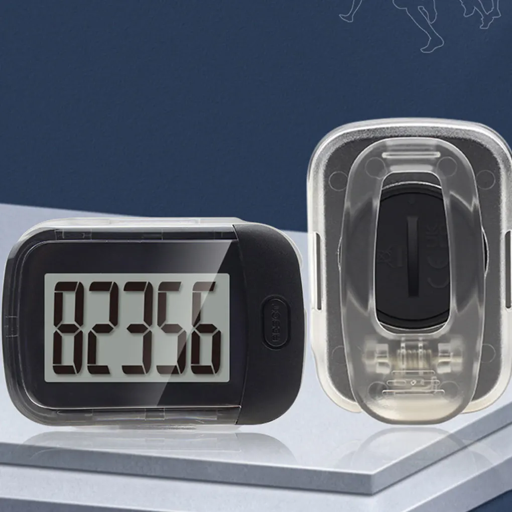 ABS Large Screen Pedometer 3D Wearable On Exquisite Pedometer Running Convenient For Anytime Running Pedometer