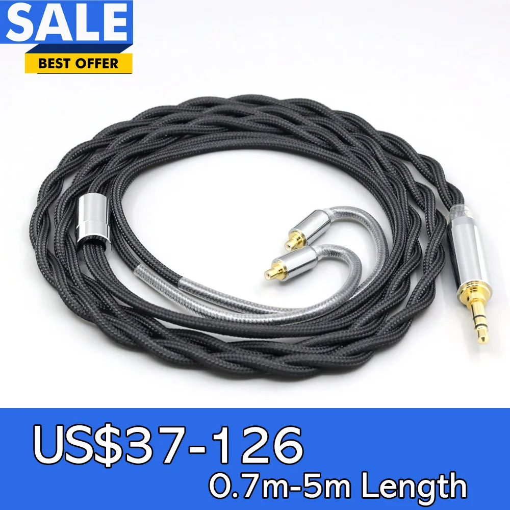 

Nylon 99% Pure Silver Palladium Graphene Gold Shield Cable For Acoustune HS 1695Ti 1655CU 1695Ti 1670SS LN008290