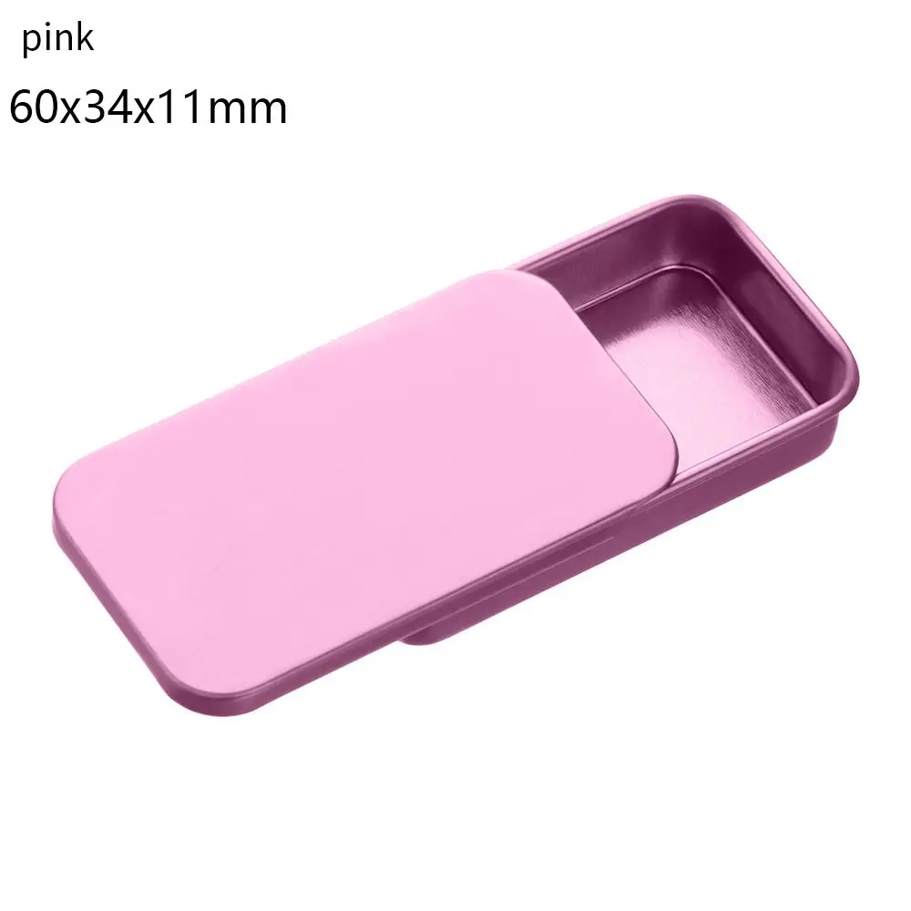 Multi Size Slide Container Home Organizer Wedding Storage Box Empty Tins Pill Cases Iron Box