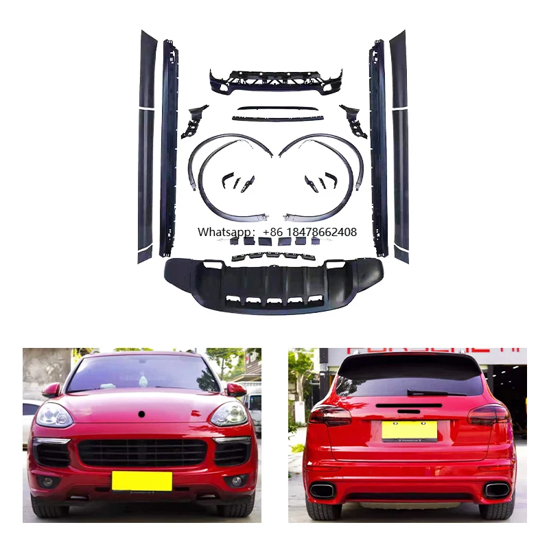 

Car Modification Upgrade GTS Front and Rear Lip Side Skirts Body Kit Suitable for 2015-2017 Cayenne