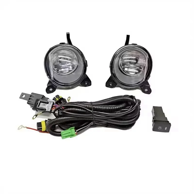 

Front Bumper Halogen Fog Lamp Bezel Kit Wiring Harness Cover For Toyota Corolla 2004-2006 European Version Auto Parts