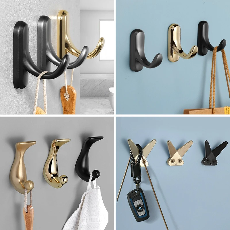 Creative Clothes Hanger Wall Hook for Entryway Living Room Wardrobe Decoration and Organization