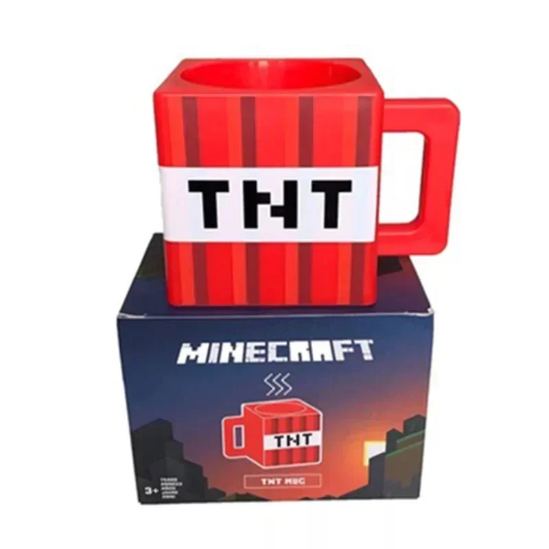 230ml Minecraft 3D Mug Capacity TNT Coolie Fear Block Grassland Pink Pig and Horse Minecraft Alex Mug Novelty Mug Coffee Mug Toy