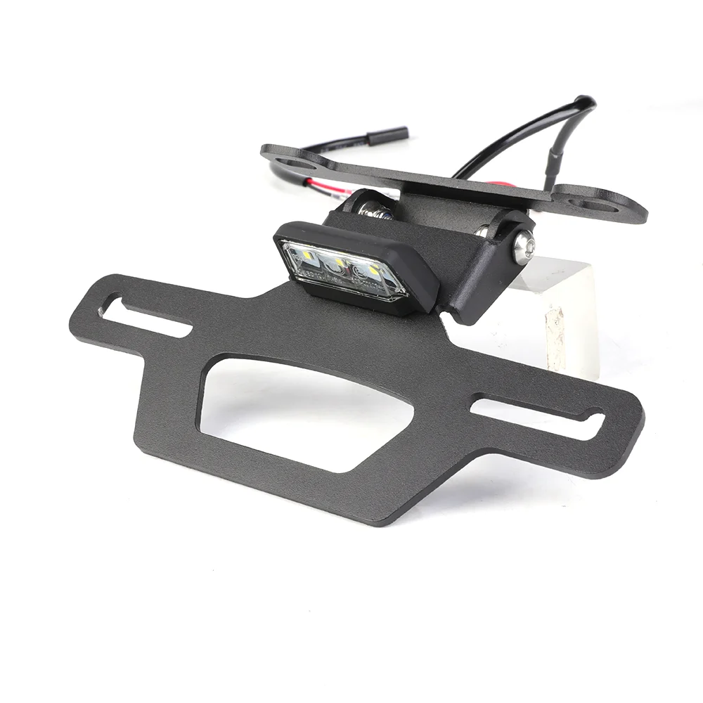 License Plate Holder For SUZUKI HAYABUSA GSX1300R 2008-2020 Motorcycle Tail Frame Bracket LED Number Light Fender Eliminator