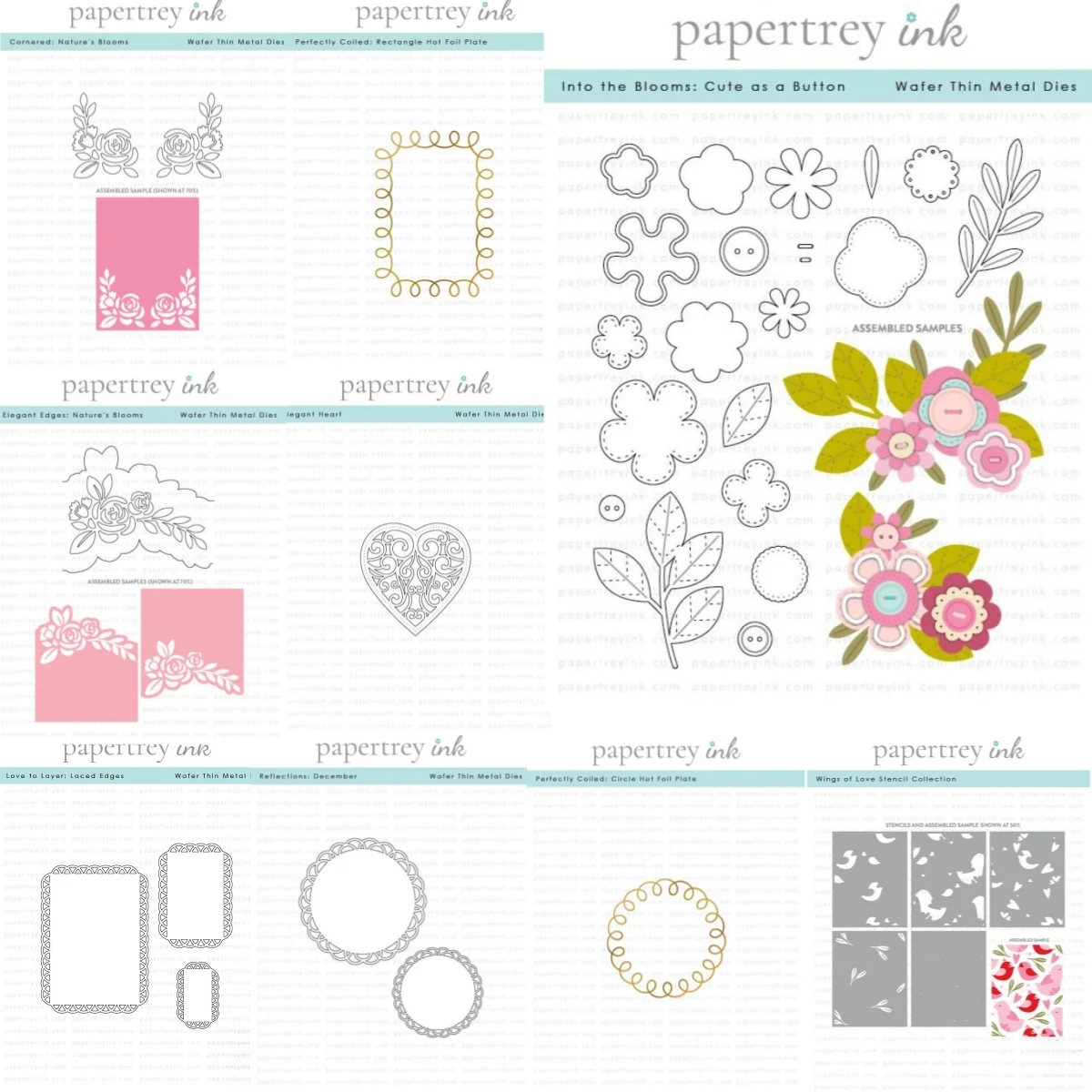 

Blooms Heart Love Circle Valentine's Day Metal Cutting Dies Hot Hoil Stencils DIY Make Card Scrapbook Embossed Paper Album Craft