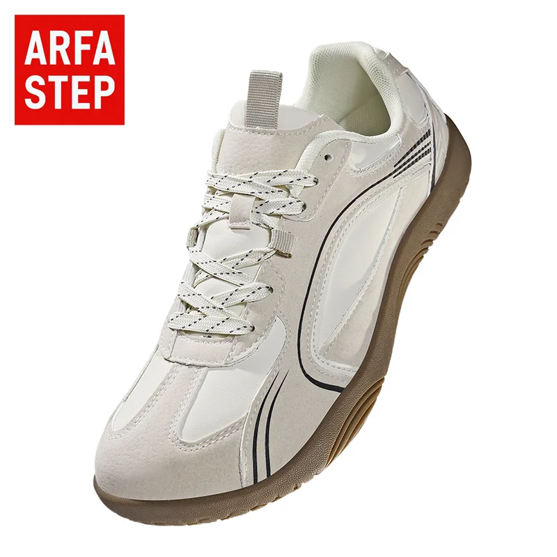 ArfaStep Weite Wander- und Laufschuhe Unisex Trekking Trail Running Sneakers Retro Rutschfeste Schnürschuhe zum Gehen