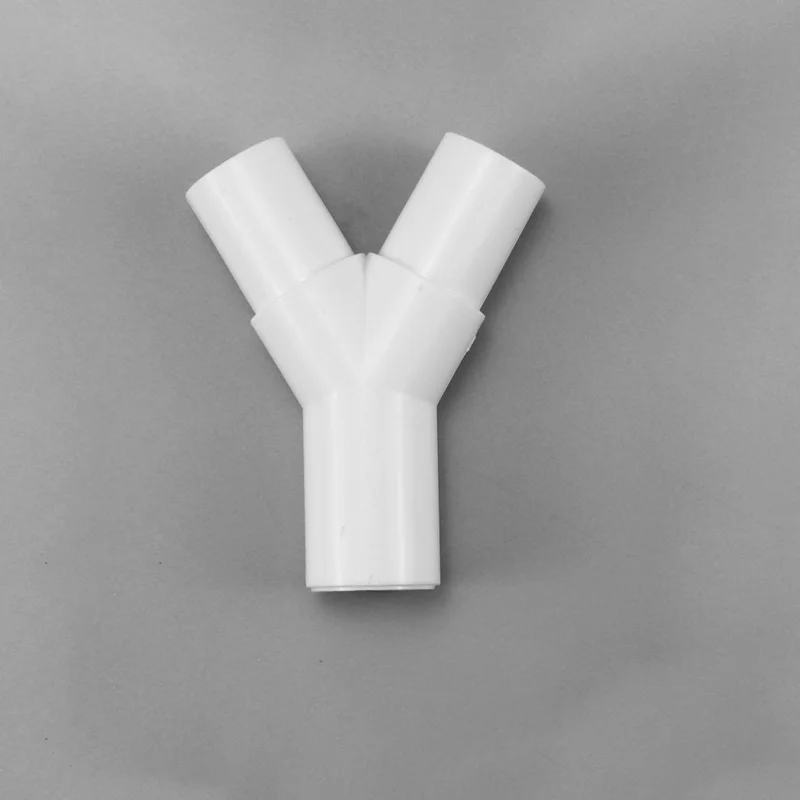 PVC plastic Y-tee fork water pipe tee 16mm/20mm  1pcs