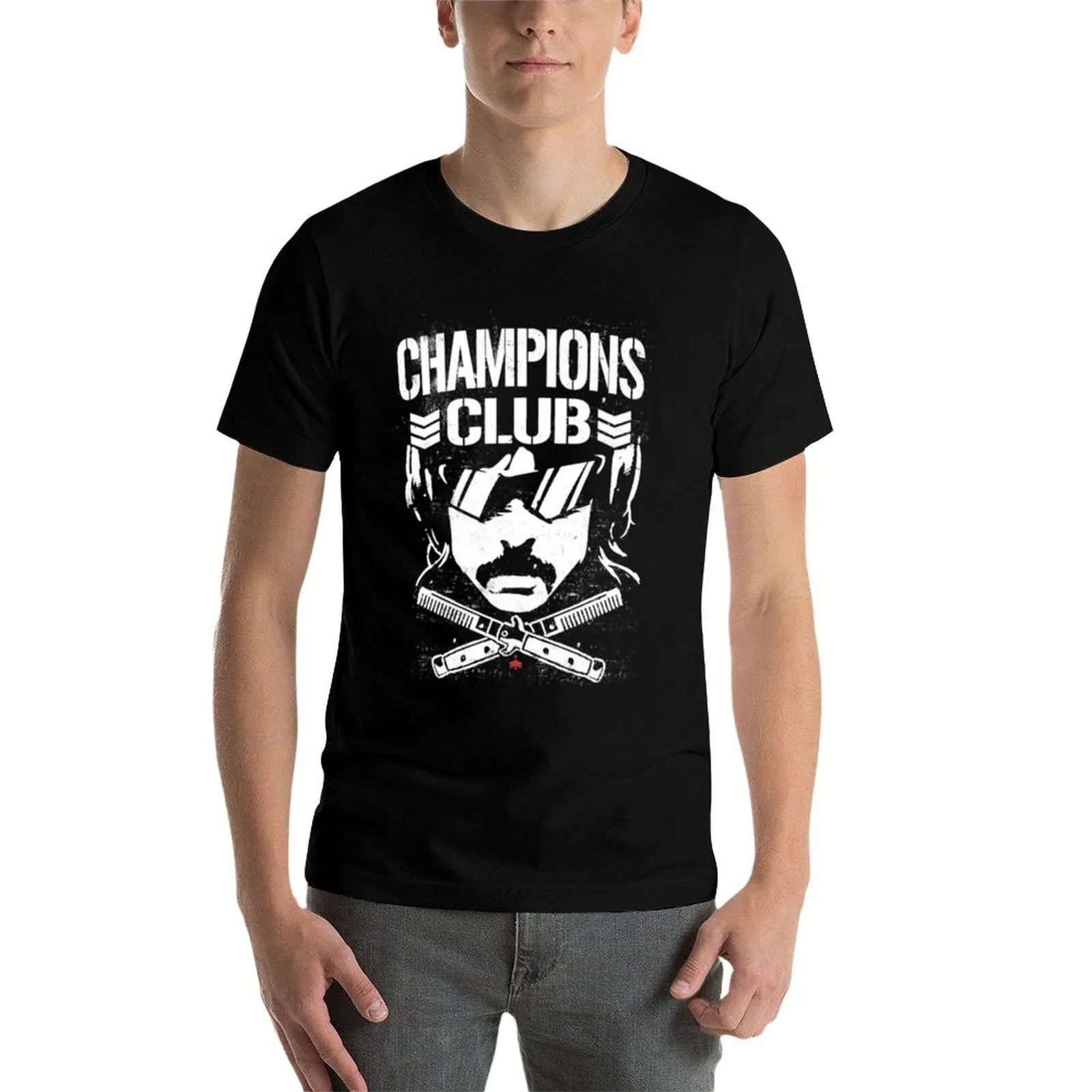 

Champions Club T-Shirt t shirts for man pack white t shirt man cotton anime t shirts oversize T-Shirt