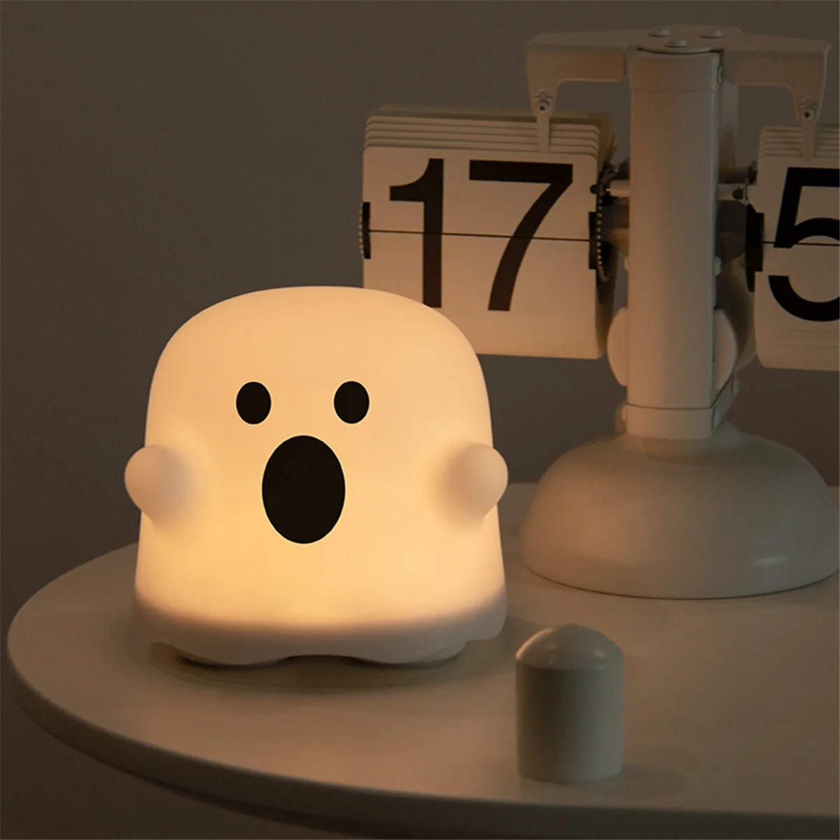 

A-Ghost Halloween Night Light Lamp Decor for Bedroom, Rechargeable Cute Lamp Kawaii, Nightlights for Cute Gifts