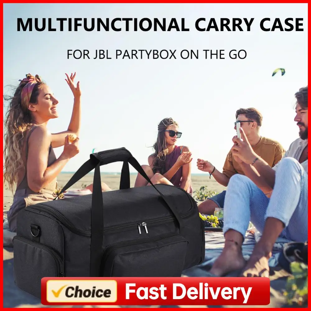 

Portable Storage Box Wireless Speaker Accessories Multifunctional Carry Tote Bag for JBL Partybox On The Go Bluetooth-compatible