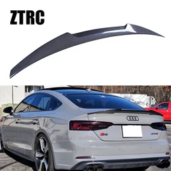 For AUDI A5 S5 RS5 B9 Sportback 4Door M4 Style Carbon fiber Rear Spoiler Trunk wing 2016-2024