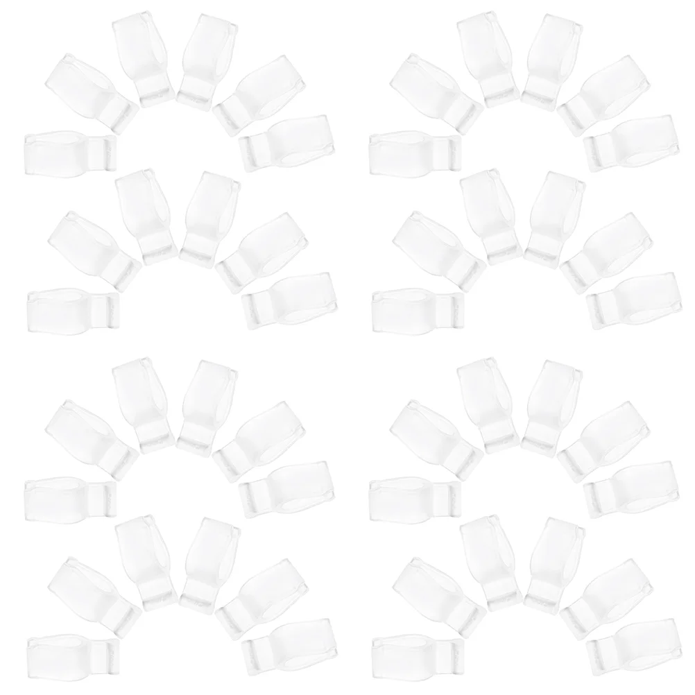 

50 Pcs Bottle Pump Head Buckle Cleansing Oil Dispenser Clip Collar Lapel Lock Leakproof Pp Water Holder Carabiner