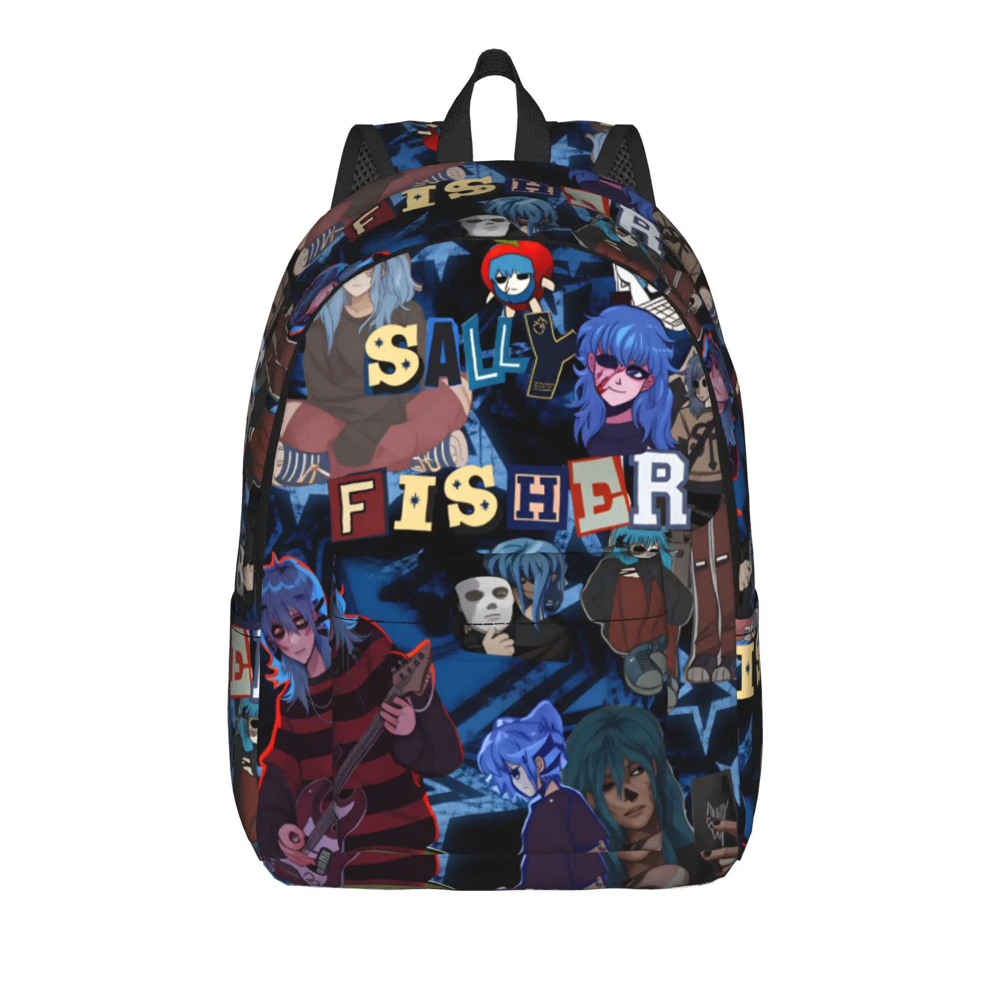 Sally Face Game Anime SF Backpack Boy  Big Backpacks Polyester Cute School Bags Travel Design Rucksack