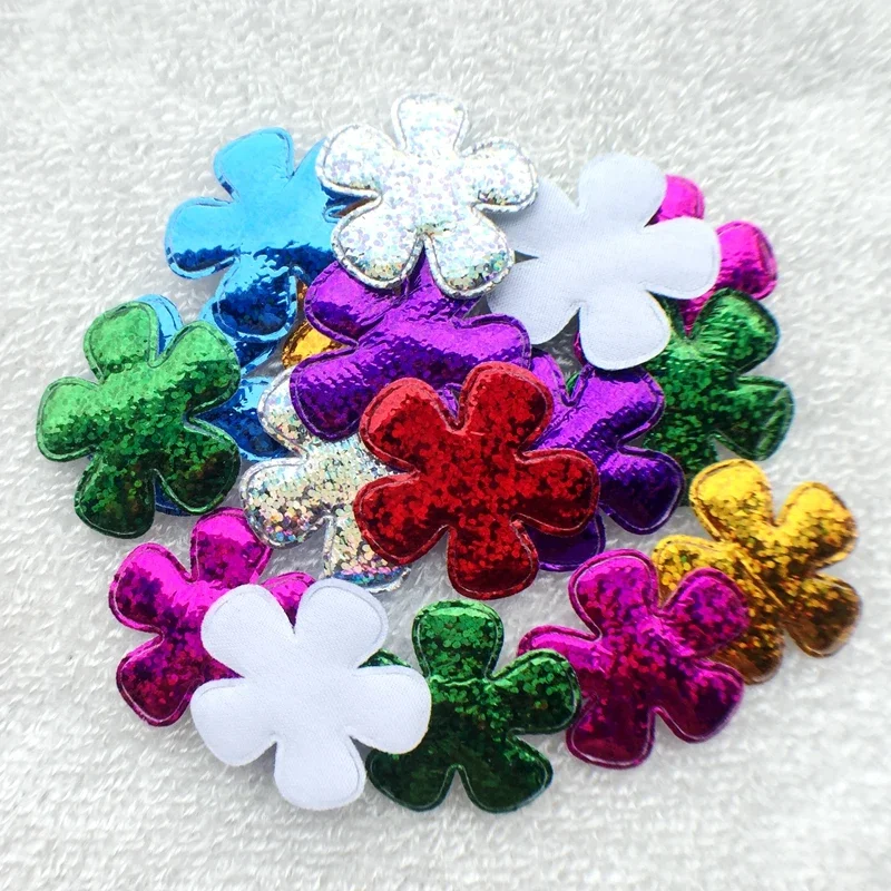 DIY 80 pieces/batch of 33mm flower decal crafts for wedding making DIY decorative decals