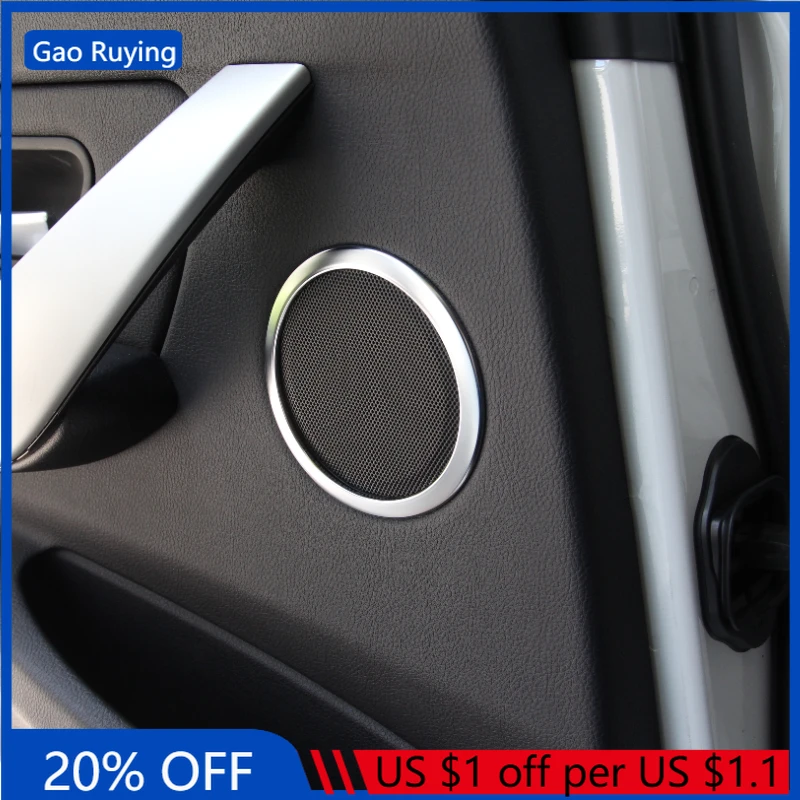 

Gao Ruying For BMW 3 Series F30 2013-19 Carbon Fiber ABS Car Door Loudspeaker Frame Cover Trim Sticker Interior Car Accessories