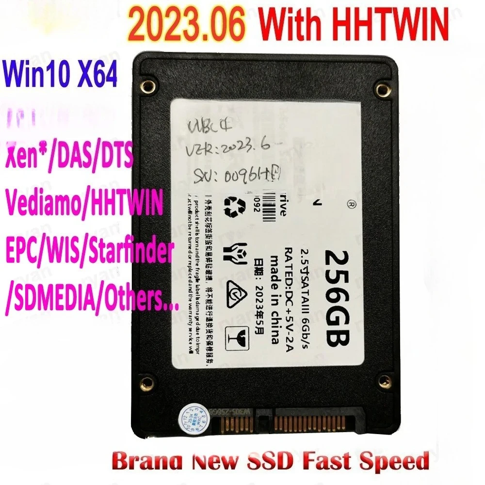 2023.09 MB STAR C4 C5 C3 Software SSD With HHT Win10 64bit For SD Connect C4 Star Diagnosis Compact 4 Auto Diagnostic Tools