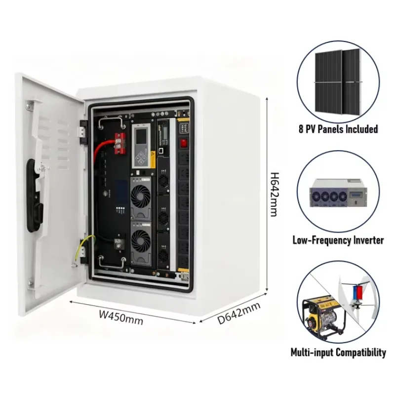 Top Performance 200kw 400kwh Commercial Hybrid Inverter Energy Storage Cabinet For Outdoor Mining Site To Solar Optimization