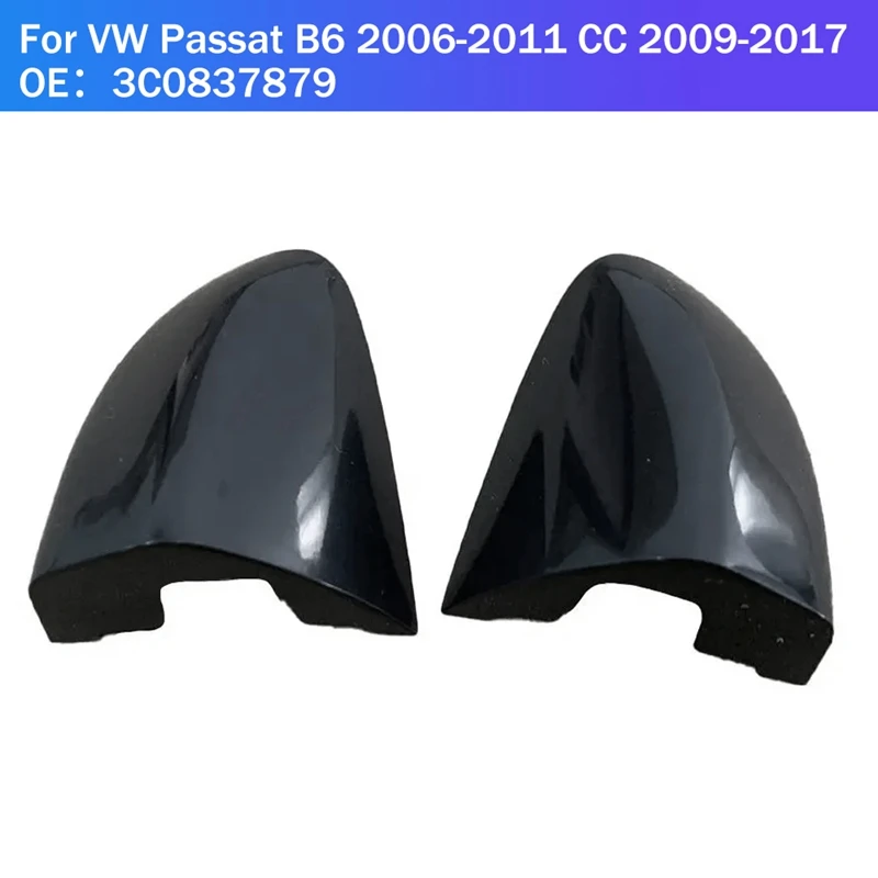 Tampa da maçaneta do fechamento da porta do motorista esquerdo e direito, tampa para VW Passat B6 2006-2011 CC 2009-2017, 3C0837879