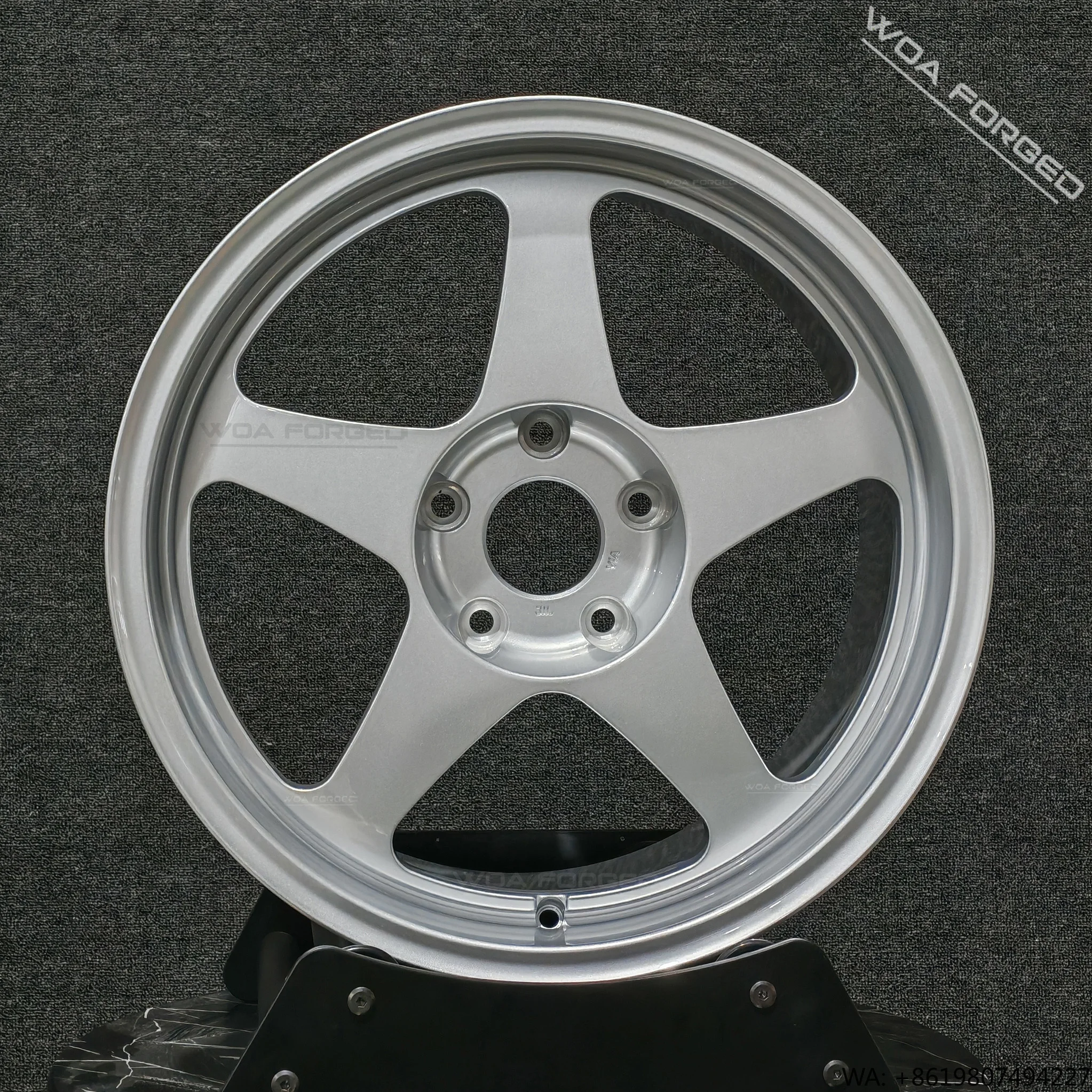 

New Forged Aluminum Wheels White Evo Customized Design 5x120/114.3/100 PCD 17-21 Inch 30mm 100mm Passenger Car 5 Year Warranty
