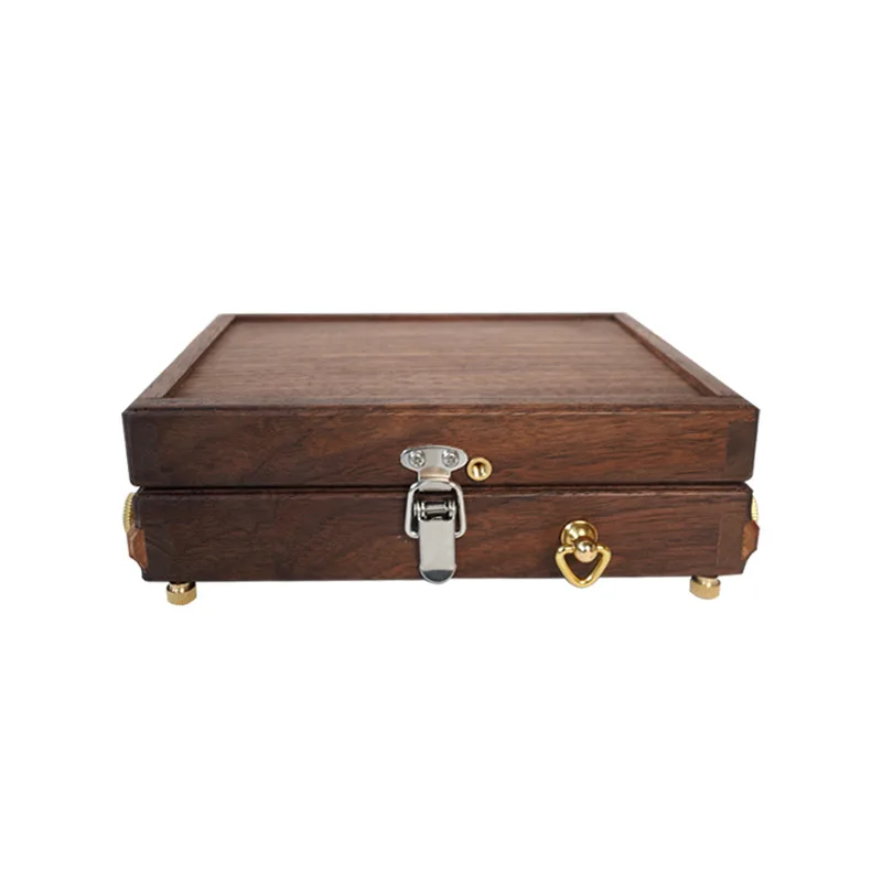 

North American black walnut solid wood painting box sketching portable telescopic gimbal tripod folding and disassembling