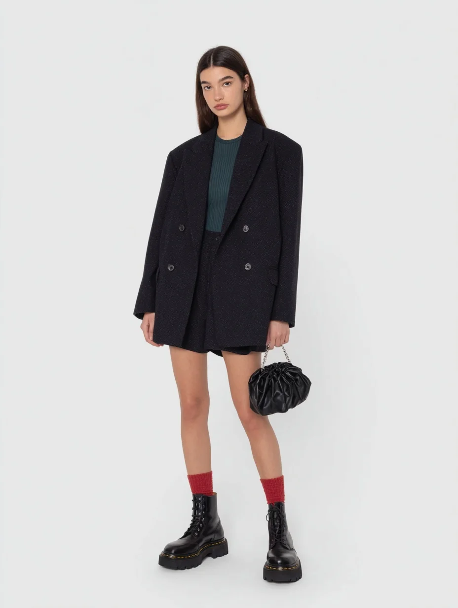 

Mia Muse Women's Blazers Autumn Winter 2025 Luxurious Tailored Plain Long Sleeve Lapel Casual Blazers