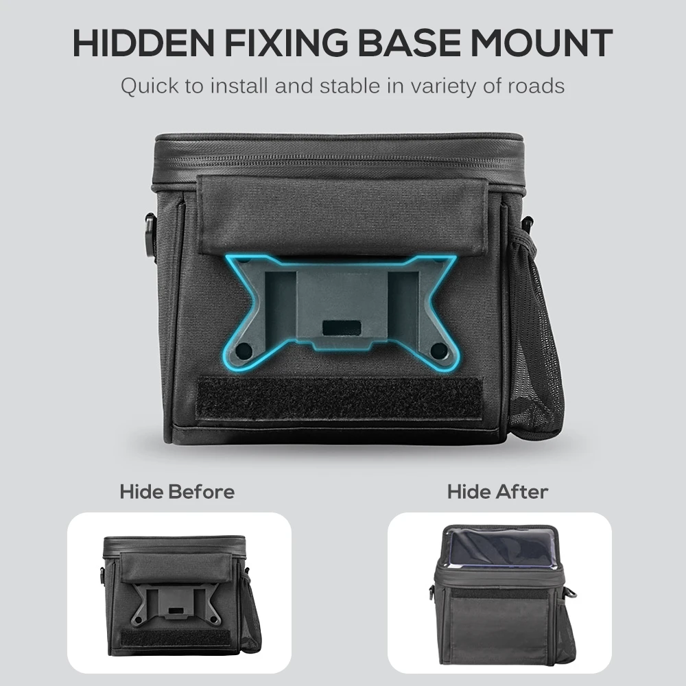 Waterproof Bike Front Frame Bag Touch Screen Mtb Bicycle Phone Holder EVA Handlebar Bags Cycling Front Storage Bag