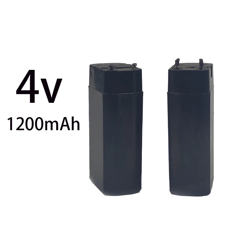 4V Lead Acid Battery 1200mAh Rechargeable Storage batteries LED Lamp Headlights Flashlights Electric Mosquito Swatter