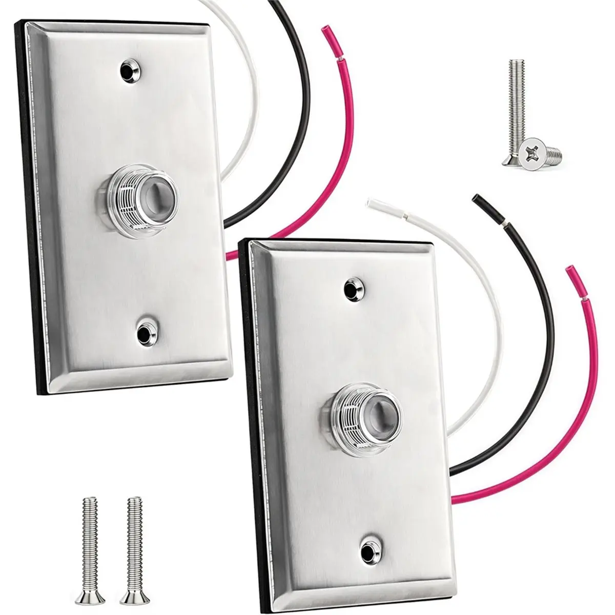 ABFIBG Photocell Sensor for Outdoor Lights W/Wall Plate ,Dusk to Dawn Wire-in Switch Photoelectric Control for Outdoor Lighting