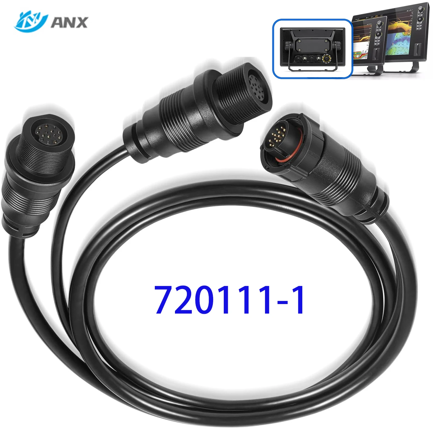 720111-1-y-splitter-cable-for-humminbird-solix-apex-xplore-fish-finders-connects-imaging-2d-transducers-supports-airmar-30-inch