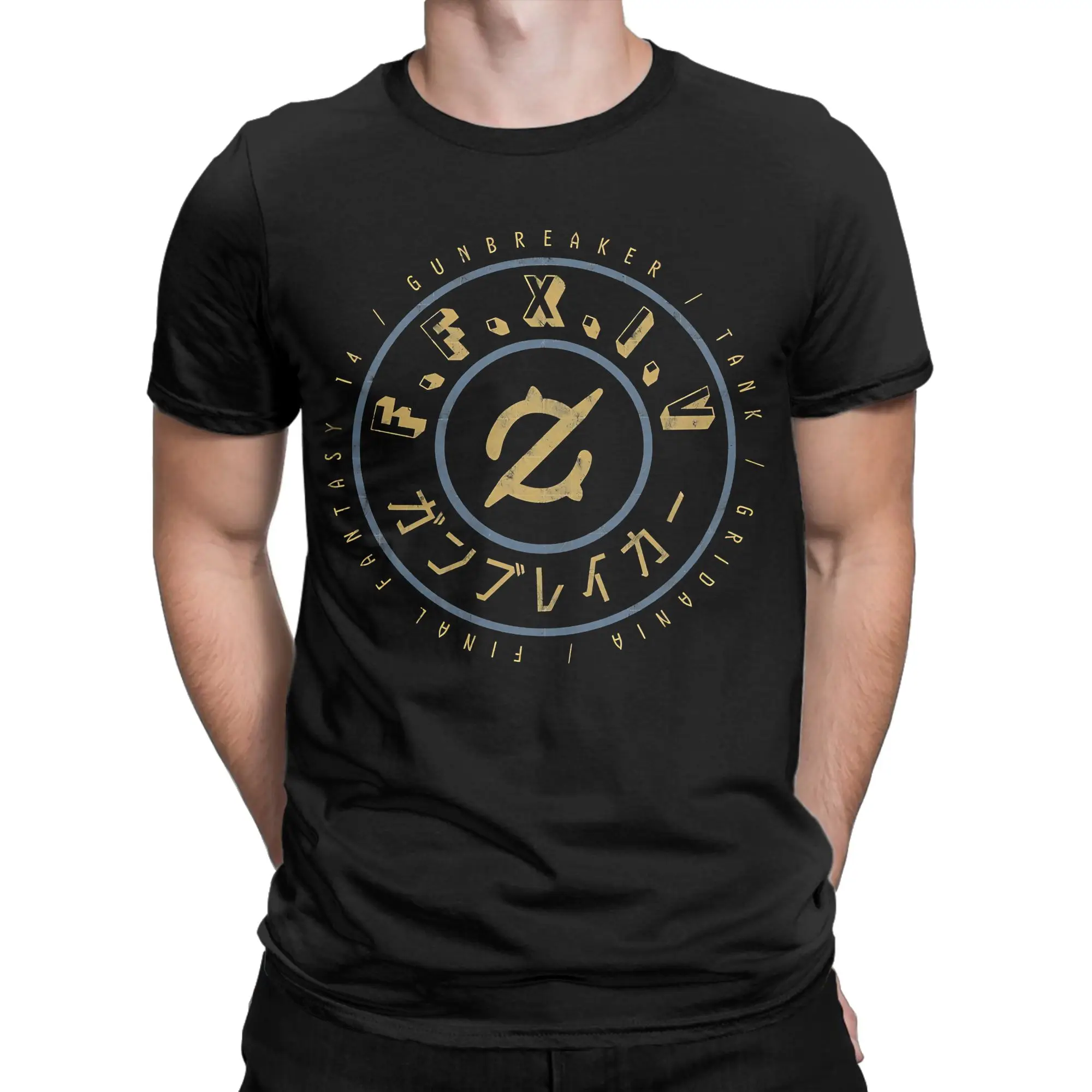 Retro Video Game Vibes Graphic 100% Cotton T-Shirt Final Fantasy Tees Tops For Men
