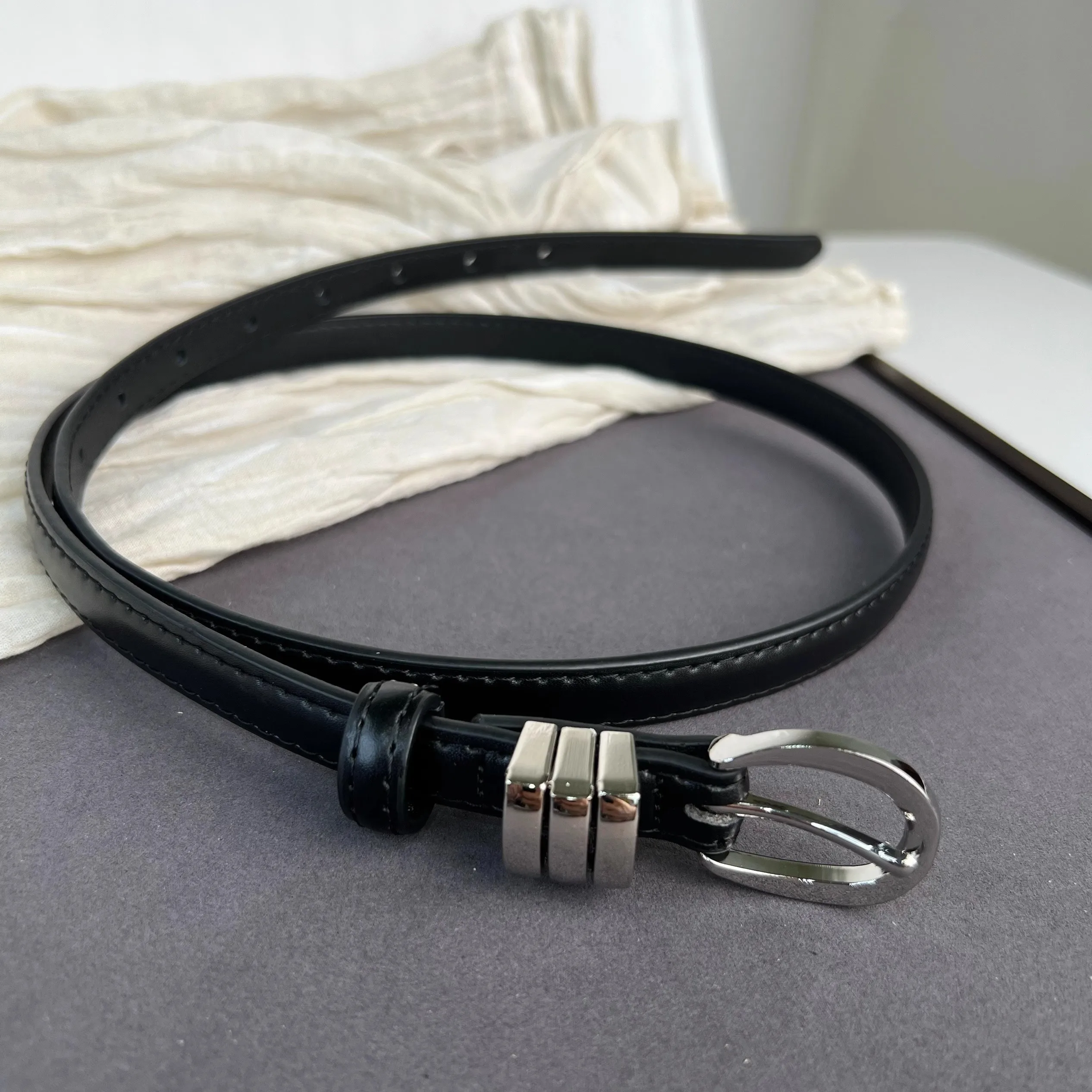 

Женский модный корсет из натуральной кожи с серебряной пряжкой, женское пальто с поясом, платье с поясом, узкий ремень J1396