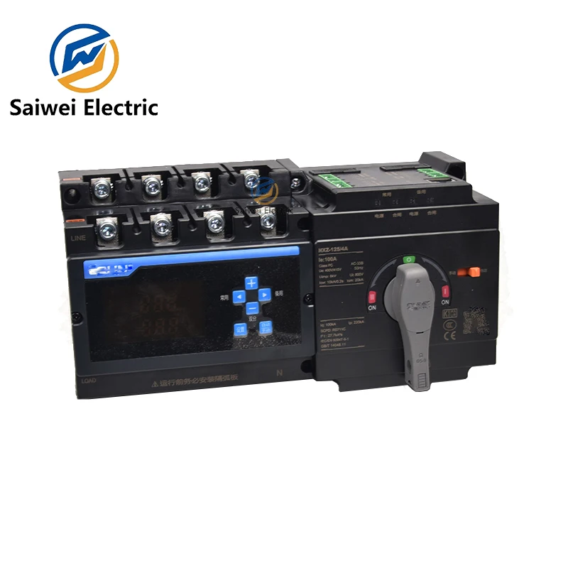 Original ATS NXZ-125A 4P 100A 125A 160A  250A  Generator Dual Power Automatic Transfer Switch Single Three Phase Class PC