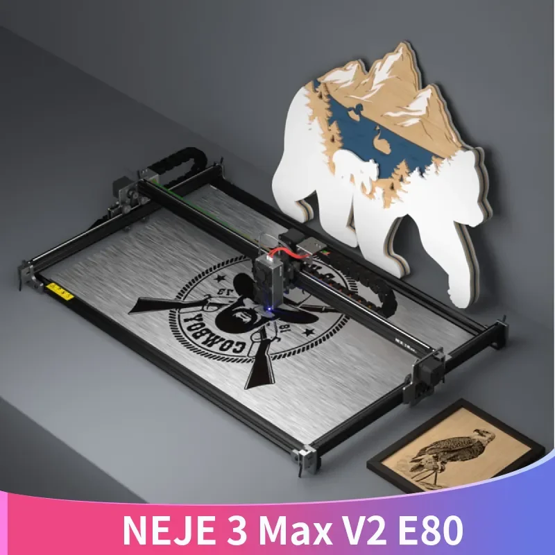 

NEJE 3 Max V2 80W/120W Laser Engraving Cutting Machine Woodwork Tool Business Machine Air Assist Laser CNC Router Laser Engraver