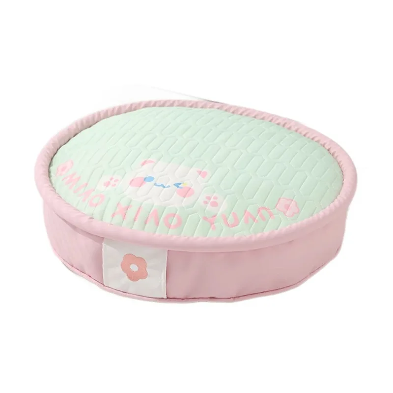 

Sakura Latex Pet Mat Soft Washable Cat Bed Cute Pink Sleeping Pad for Cats and Small Pets All Season Use Soft Durable Cozy