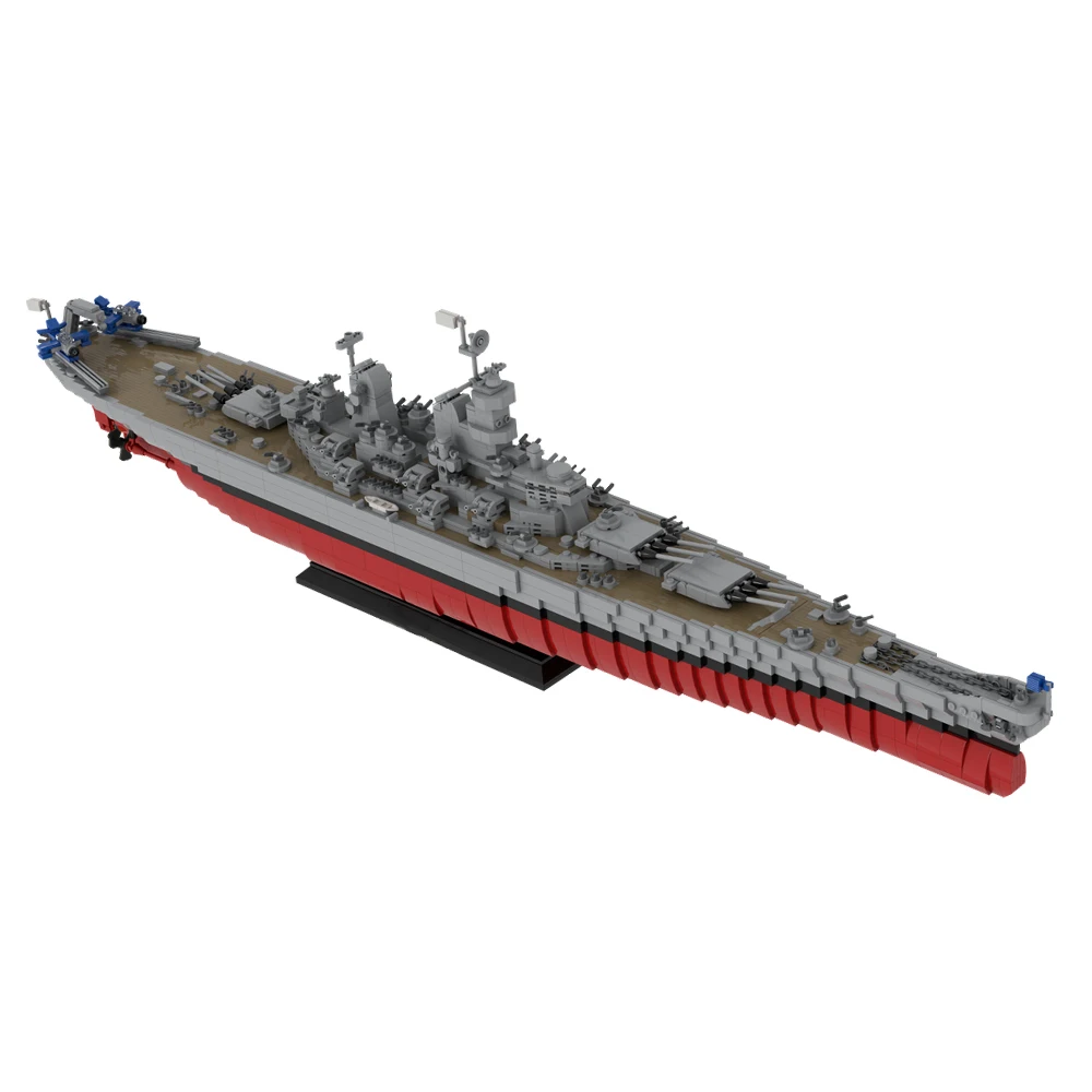 Gobricks MOC-81382 Military Warship Building Blocks Space Battleship Yamato Spaceship Military Weapon Space Ship Model Kid Toy