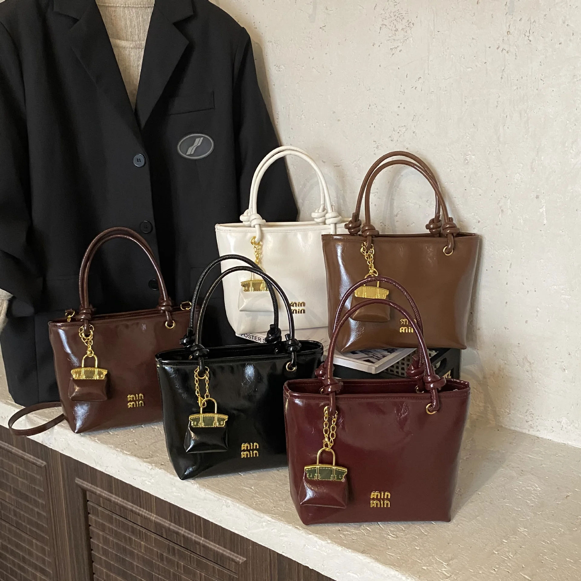 

Сумка премиум-класса в стиле ретро, модная универсальная сумка-мессенджер, легкая роскошная модная женская сумка