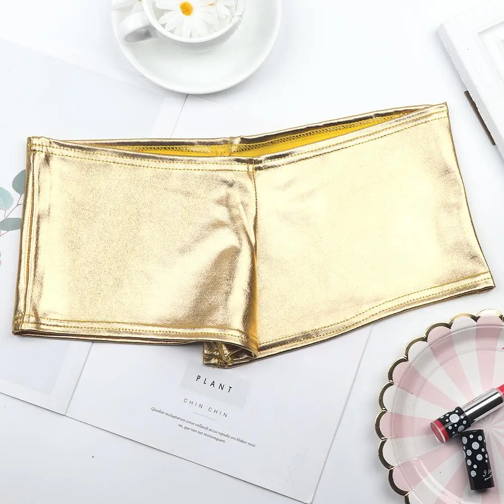 ملابس داخلية جديدة الأكثر مبيعًا ملابس داخلية حميمية للنوم للنساء سراويل داخلية بوكسر من الجلد PVC ملابس داخلية #2