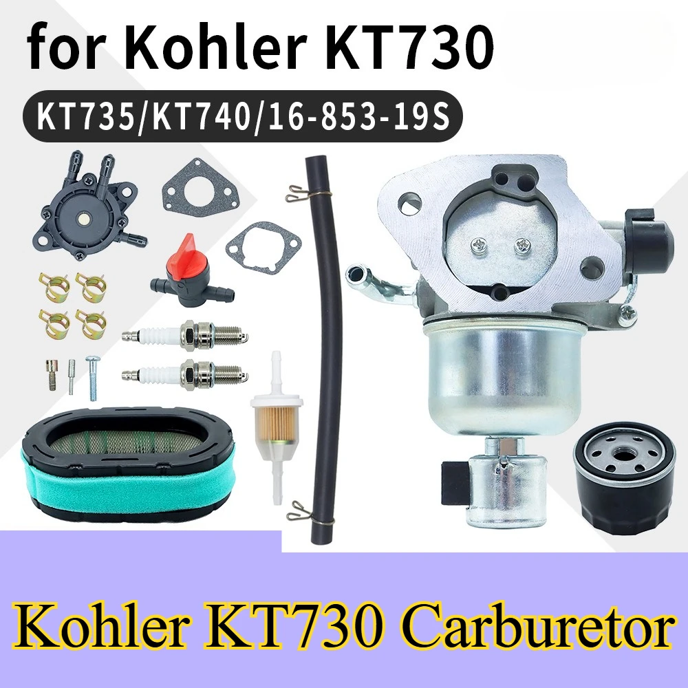 

For Kohler KT730 carburetor, suitable for KT735 KT740 16-853-19S Carb