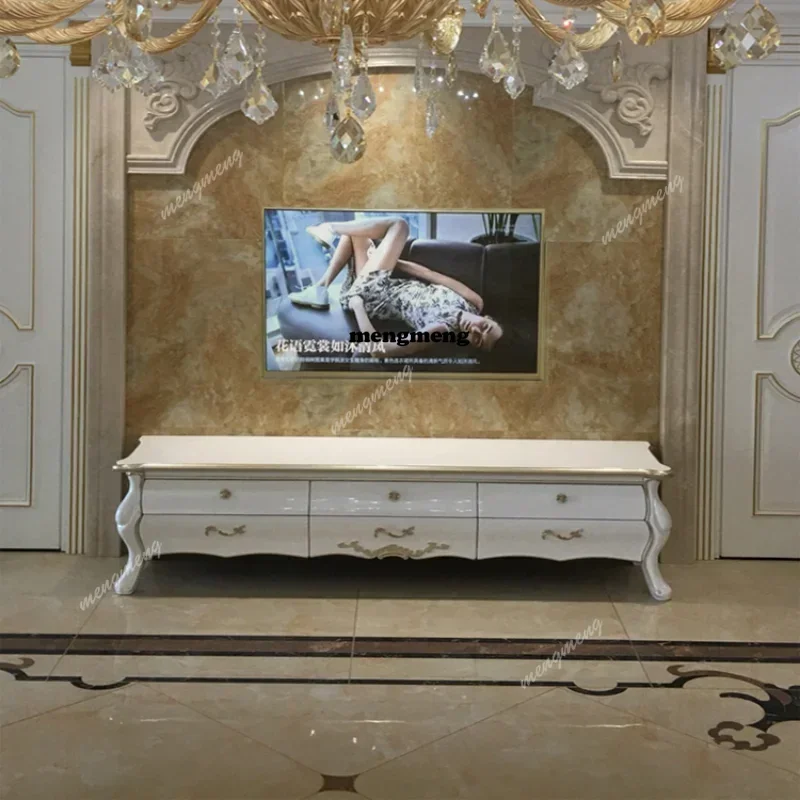 

Белый роскошный современный телевизионный шкаф из дерева, напольный, в скандинавском стиле, для гостиной, мебель для дома, элитная современная мебель для дома