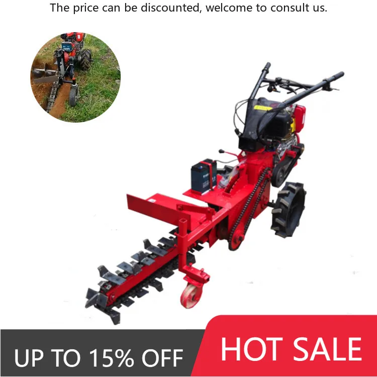 

Trench Digging Machine Agricultural Small Multi Functional 15HP Orchard Trenching Machine